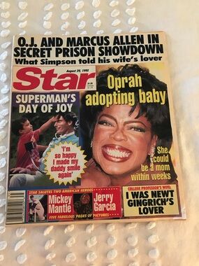 Vintage Celebrity Magazine - Star (August 29, 1995)